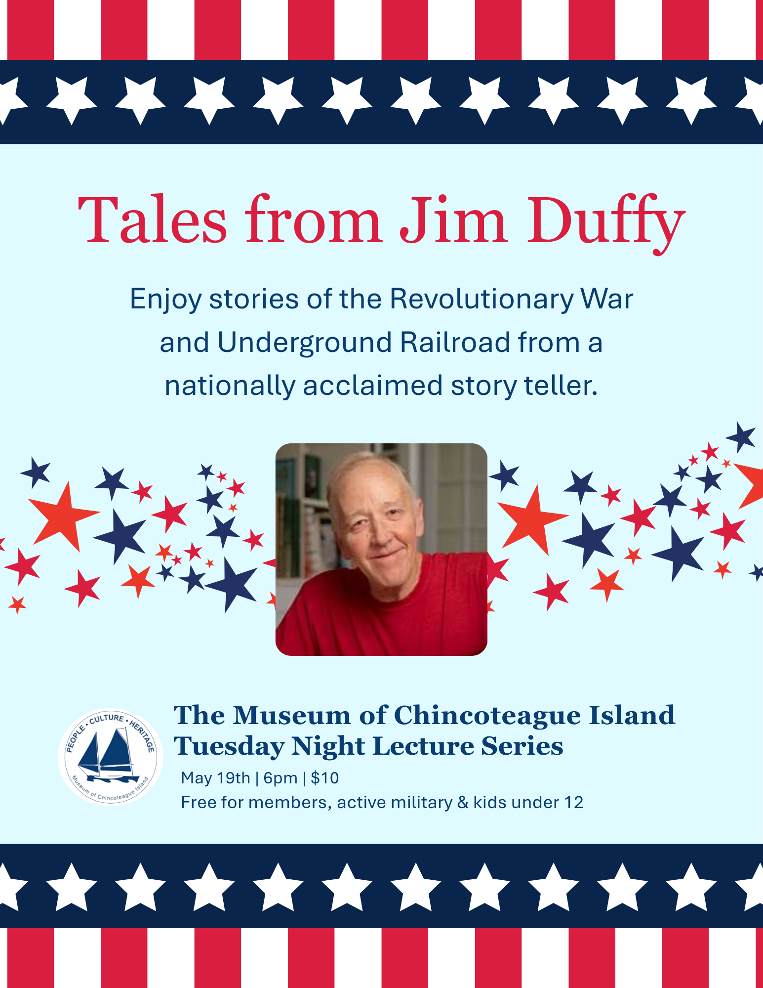 Tales from Jim Duffy - Tuesday Night Lecture Event
